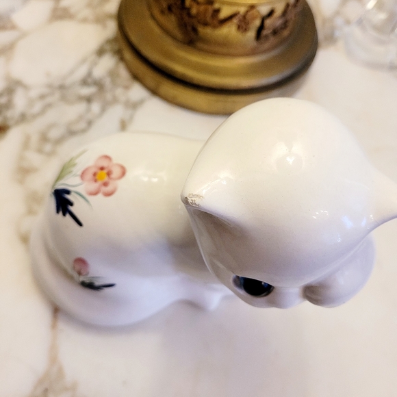 Alcobaca Porcelain Cat - Picture 2 of 6